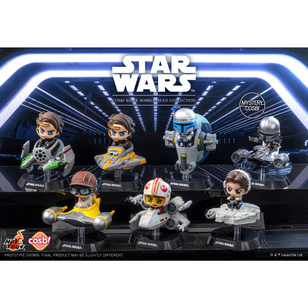 Star Wars Cosbi Riders Series 2 Mini Figures Blind Box Display (6)