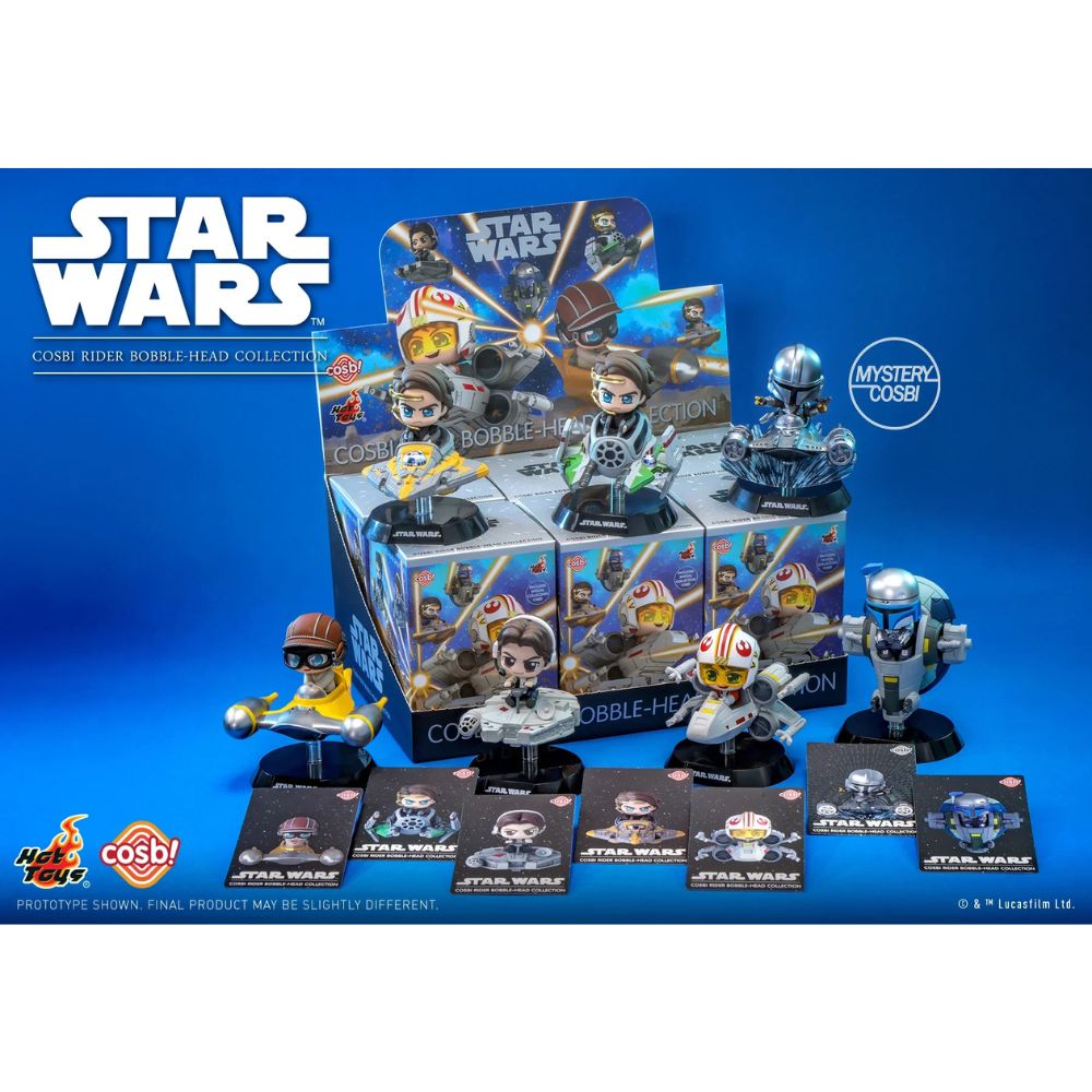 Star Wars Cosbi Riders Series 2 Mini Figures Blind Box Display (6)