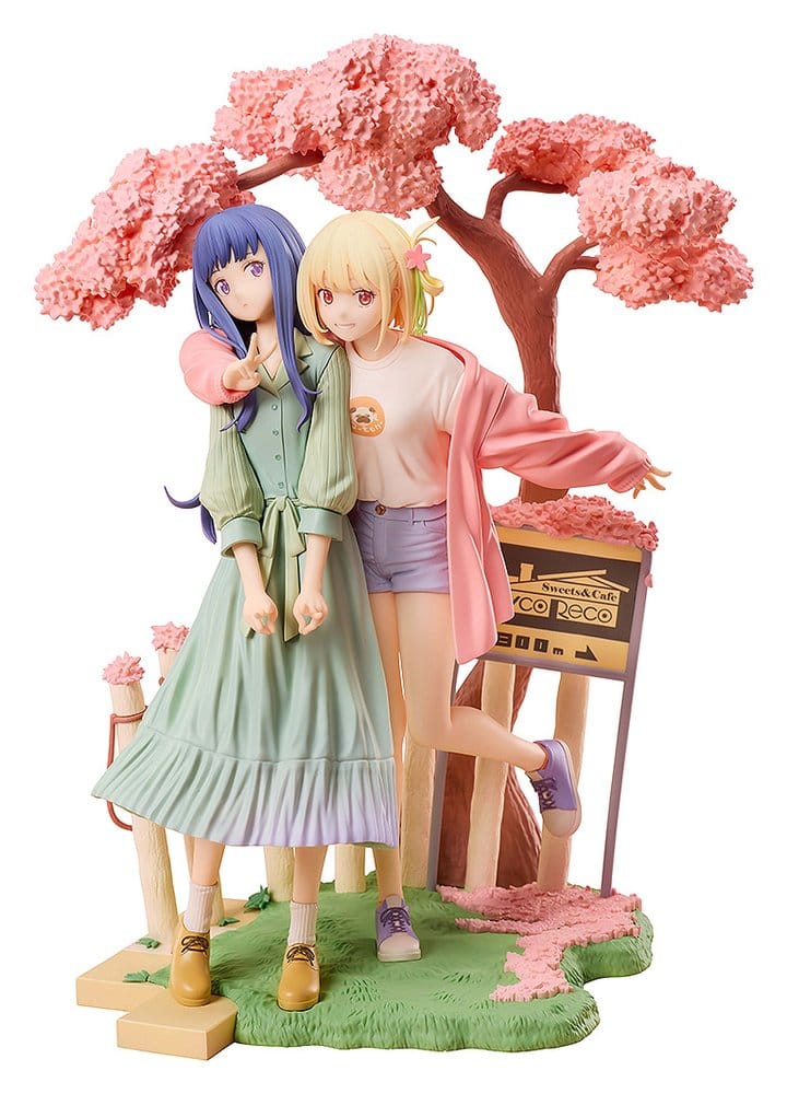 Lycoris Recoil PVC Figures 2-Pack Chisato Nishikigi & Takina Inoue Spring Ver. 25 cm Aniplex