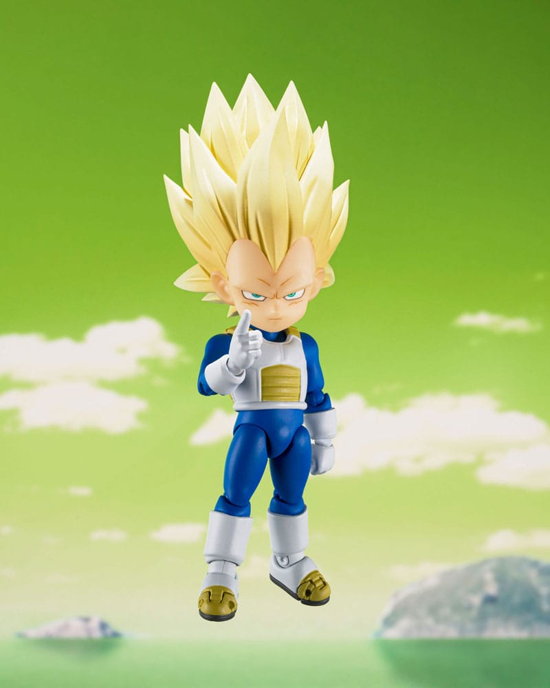 Dragon Ball S.H.Figuarts Action Figure Super Saiyan Level 3 Vegeta (mini) Daima 8 cm Bandai Tamashii Nations