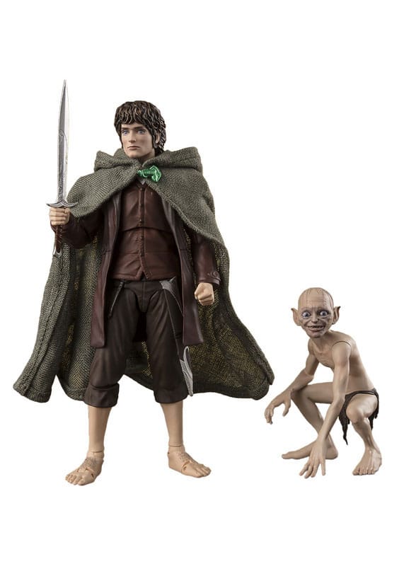 Lord of the Rings S.H. Figuarts Action Figures Frodo Baggins & Gollum Bandai Tamashii Nations