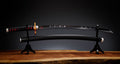 Demon Slayer: Kimetsu no Yaiba Proplica Replica 1/1 Nichirin Sword (Tanjiro Kamado) Kyojuro Rengoku´s Sword Gueard Ver. 88 cm Bandai Tamashii Nations