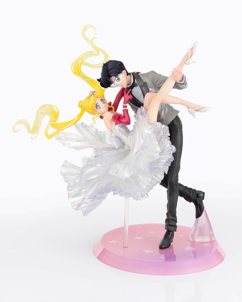Sailor Moon FiguartsZERO Chouette PVC Statue Usagi & Tuxedo Mask Moonlight Glow Edition 24 cm Bandai Tamashii Nations