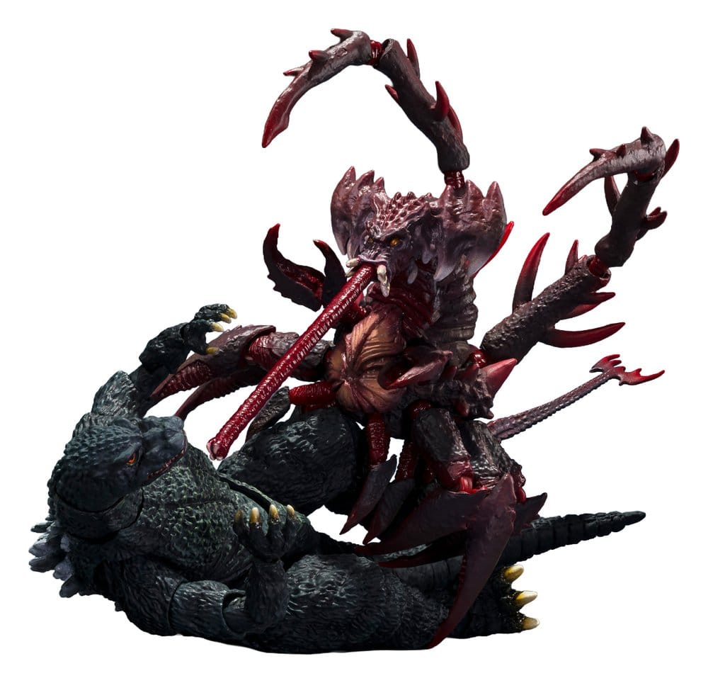 Godzilla vs. Destroyah S.H.MonsterArts Action Figure Godzilla Jr & Destoroyah Evolution Set Bandai Tamashii Nations