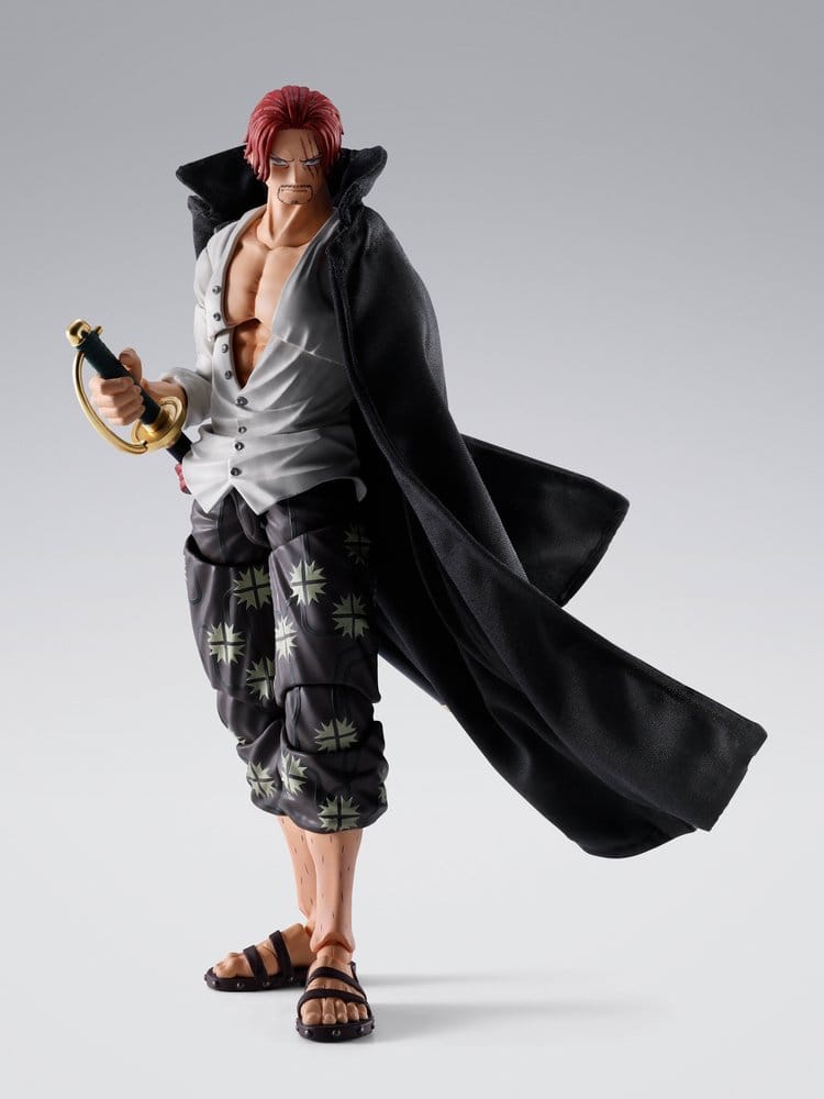 One Piece S.H.Figuarts Action Figure Shanks -Marineford- 17 cm Bandai Tamashii Nations
