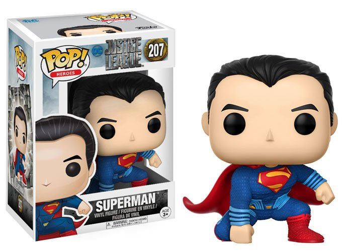 Justice League Movie POP! Movies Vinyl Figure Superman (Landing Pose) 9 cm Funko