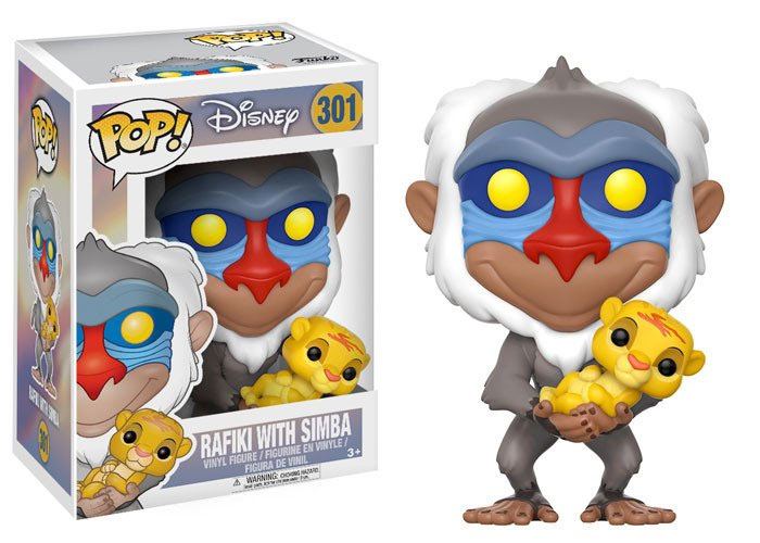 The Lion King POP! Disney Vinyl Figure Rafiki & Simba 9 cm Funko