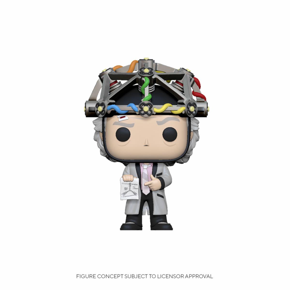 Back to the Future POP! Vinyl Figure Doc w/Helmet 9 cm Funko