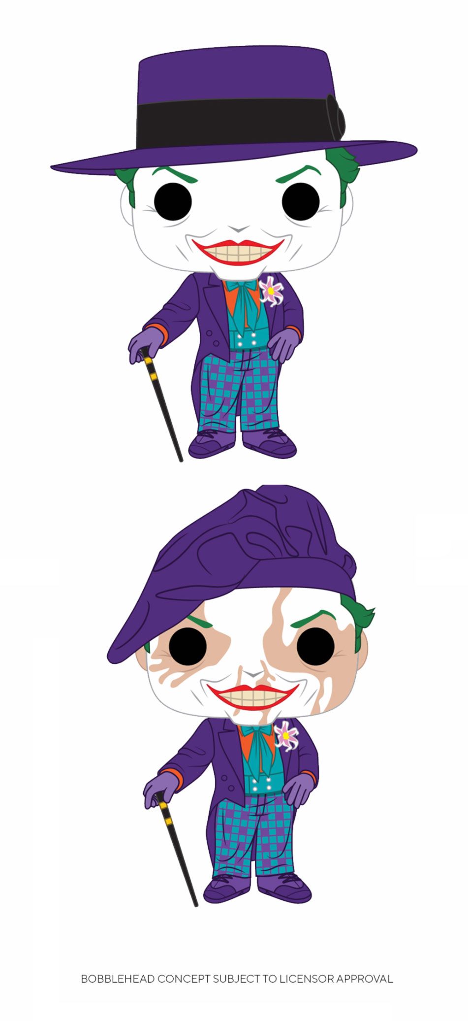 Batman 1989 POP! Heroes Figures Joker 9 cm Assortment (6) Funko