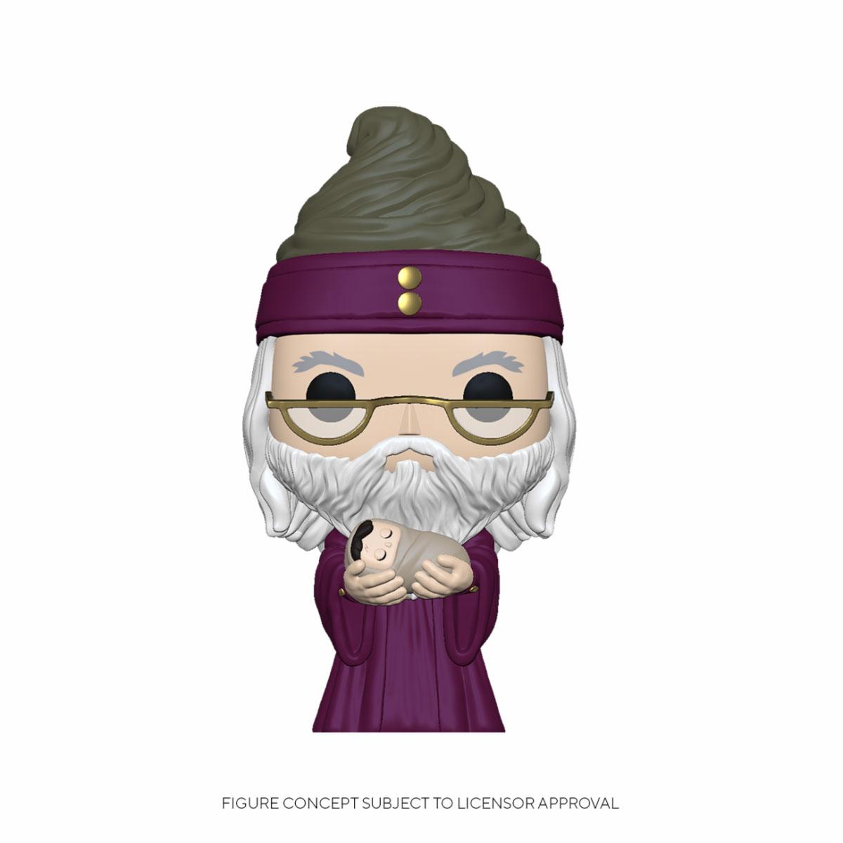 Harry Potter POP! Movies Vinyl Figure Dumbledore w/Baby Harry 9 cm Funko