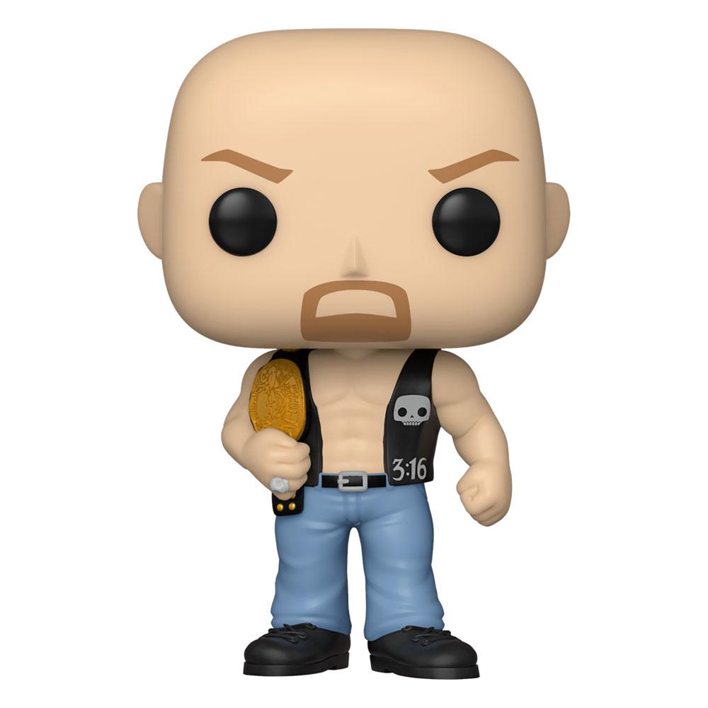 WWE POP! Vinyl Figure SC Steve Austin w/Belt 9 cm Funko