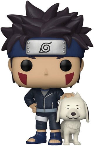 Naruto POP! Animation Vinyl Figure Kiba w/Akamaru 9 cm Funko