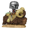 Star Wars The Mandalorian POP! Deluxe Vinyl Figure The Mandalorian on Wantha with Child in Bag 9 cm Funko