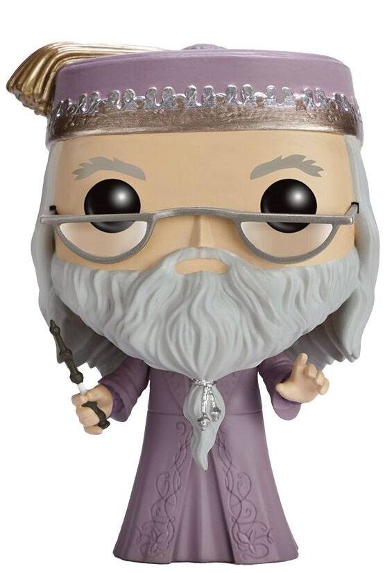 Harry Potter POP! Movies Vinyl Figure Dumbledore with Wand 9 cm Funko