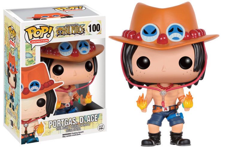 One Piece POP! Television Vinyl Figure Portgas D. Ace 9 cm Funko