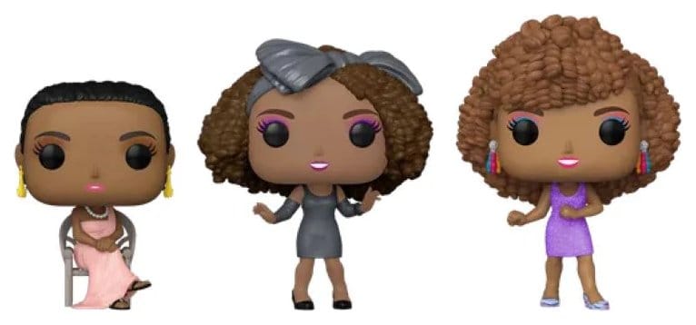 Whitney Houston POP! Icons Vinyl Figures 3-Pack Exclusive Edition 9 cm Funko