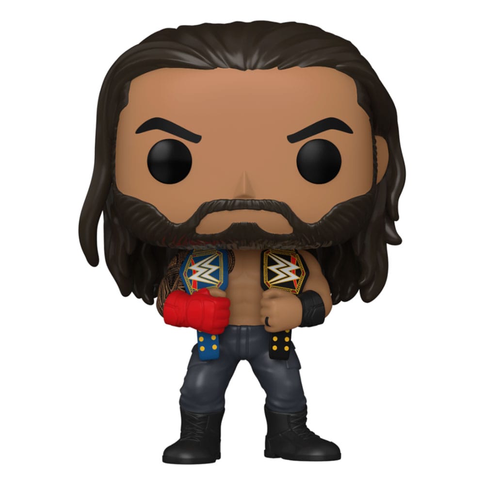 WWE POP! Vinyl Figure Roman Reigns w/Belts 9 cm Funko