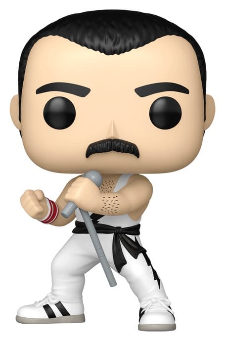 Queen POP! Rocks Vinyl Figure Freddie Mercury (white singlet) 9 cm Funko