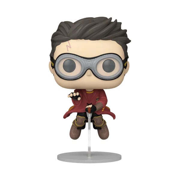 Harry Potter POP! Movies Vinyl Figure Harry w/Broom(Quidditch) 9 cm Funko