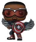 Marvel POP! Comics Vinyl Figure Captain America (Sam Wilson) (Comic Deco) Exclusive 9 cm Funko