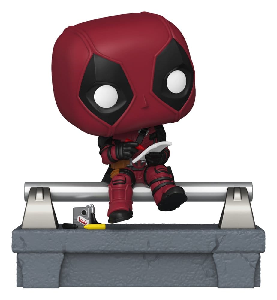 Marvel POP! Deluxe Vinyl Figure Deadpool on Bridge 9 cm Funko