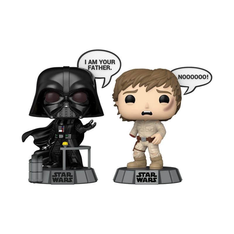 Star Wars: Sayings POP! Vinyl Figures 2-Pack Vader & Luke 9 cm Funko