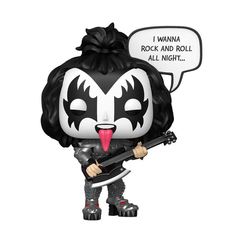 KISS POP! Sayings Vinyl Figure The Demon(R&R All Night) 9 cm Funko