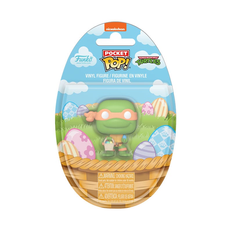 Teenage Mutant Ninja Turtles Pocket POP! Vinyl Figure Easter Michelangelo 4 cm Display (16)