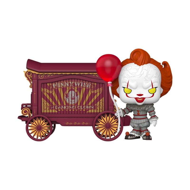 It-Welcome to Derry POP! Town Vinyl Figure Pennywise & Wagon 9 cm Funko