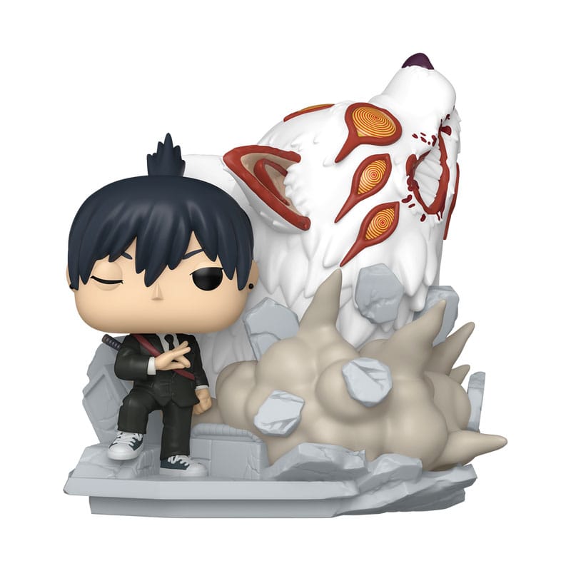 Chainsaw Man POP Moments Vinyl Figures Aki (Fox Devil) 9 cm Funko