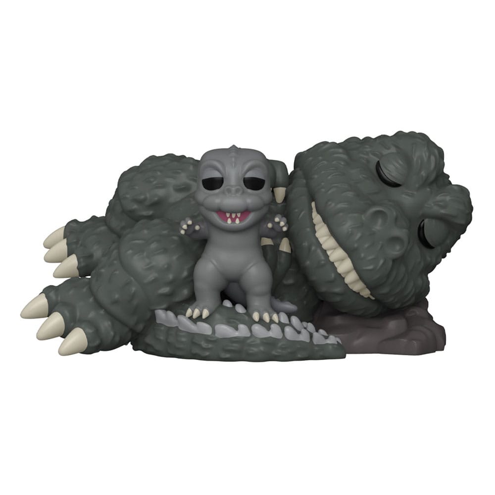 Godzilla Super Sized POP! Movies Vinyl Figure Sleeping Godzilla with Minilla 15 cm Funko