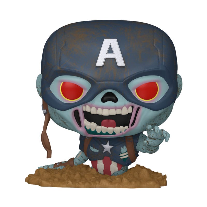 Marvel Zombies POP! Marvel Vinyl Figure Captain America 9 cm Funko