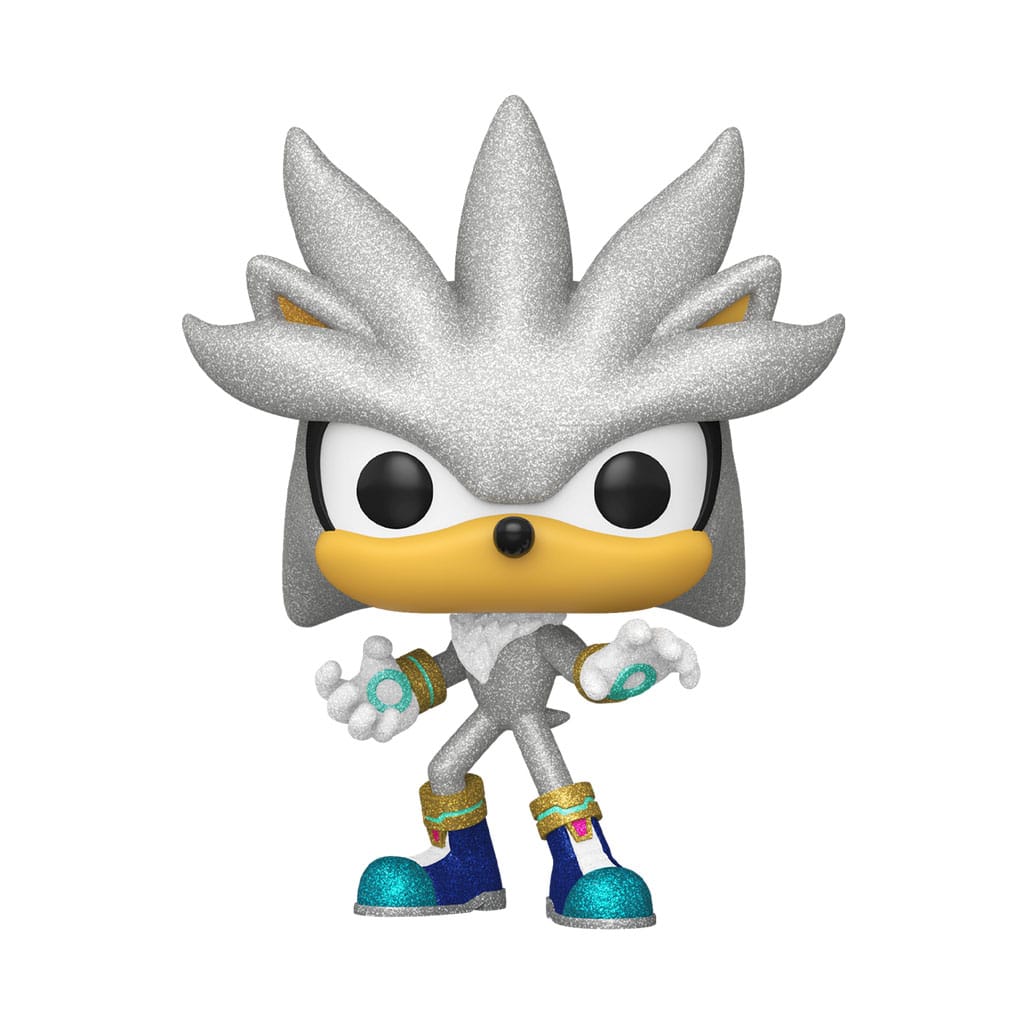 Sonic The Hedgehog POP! Games Vinyl Figure Silver The Hedgehog (FL) 9 cm Funko