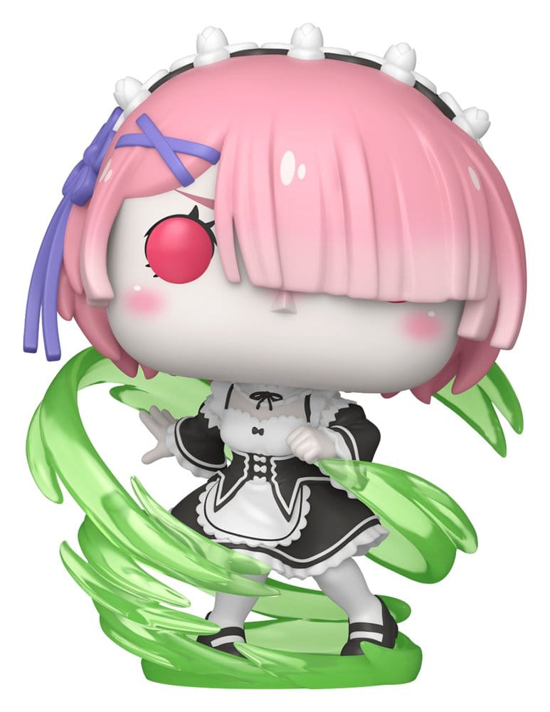 Re:Zero POP! Plus Vinyl Figure Ram (Wind Magic) (Glow) Exclusive 9 cm Funko