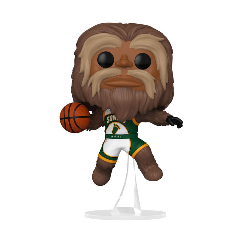 NBA Legends POP! Sports Vinyl Figure Mascots Sonics- Sasquatch 9 cm Funko