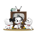 One Hundred and One Dalmatians POP Moment Vinyl Figures Rolly, Patch & Lucky with TV 9 cm Funko