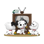One Hundred and One Dalmatians POP Moment Vinyl Figures Rolly, Patch & Lucky with TV 9 cm Funko
