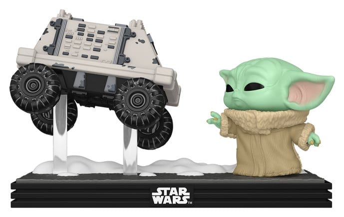 Star Wars: The Mandalorian and Grogu POP! Moment Vinyl Figures Grogu with Polar Mouse Droid 9 cm Funko