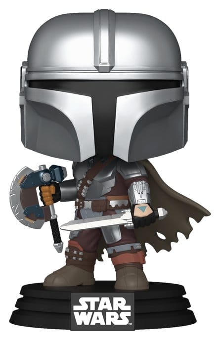 Star Wars: The Mandalorian and Grogu POP! Vinyl Figure The Mandalorian (Dual Wield) 9 cm Funko