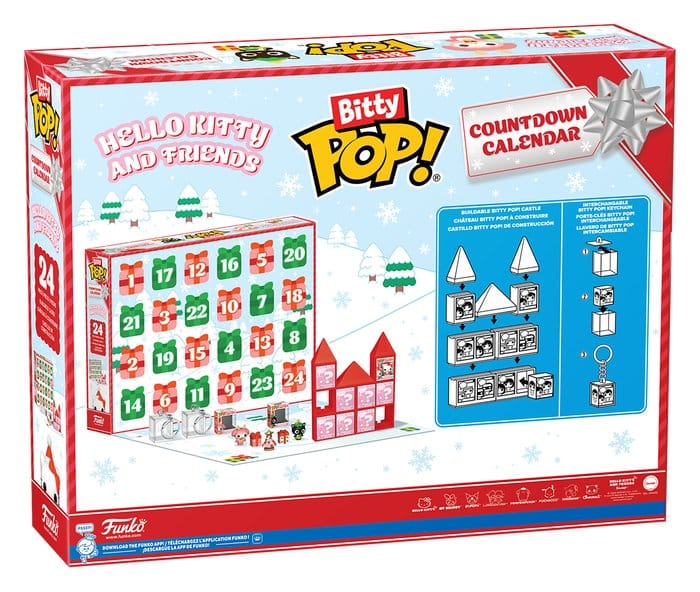 Hello Kitty Bitty POP! 24 Day Countdown Advent Calendar Funko