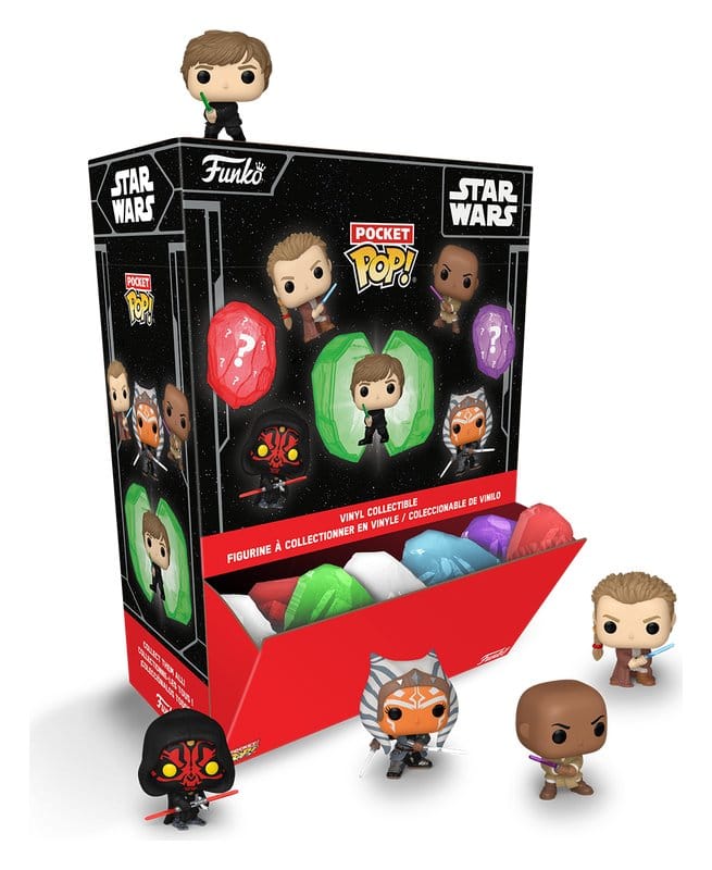 Star Wars Mystery Pocket POP! Vinyl Figure Kyber Crystals 4 cm Display (12) Funko