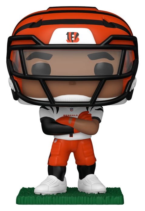 NFL POP! Vinyl Figure : Bengals- Ja'Marr Chase (clear visor) 9 cm Funko