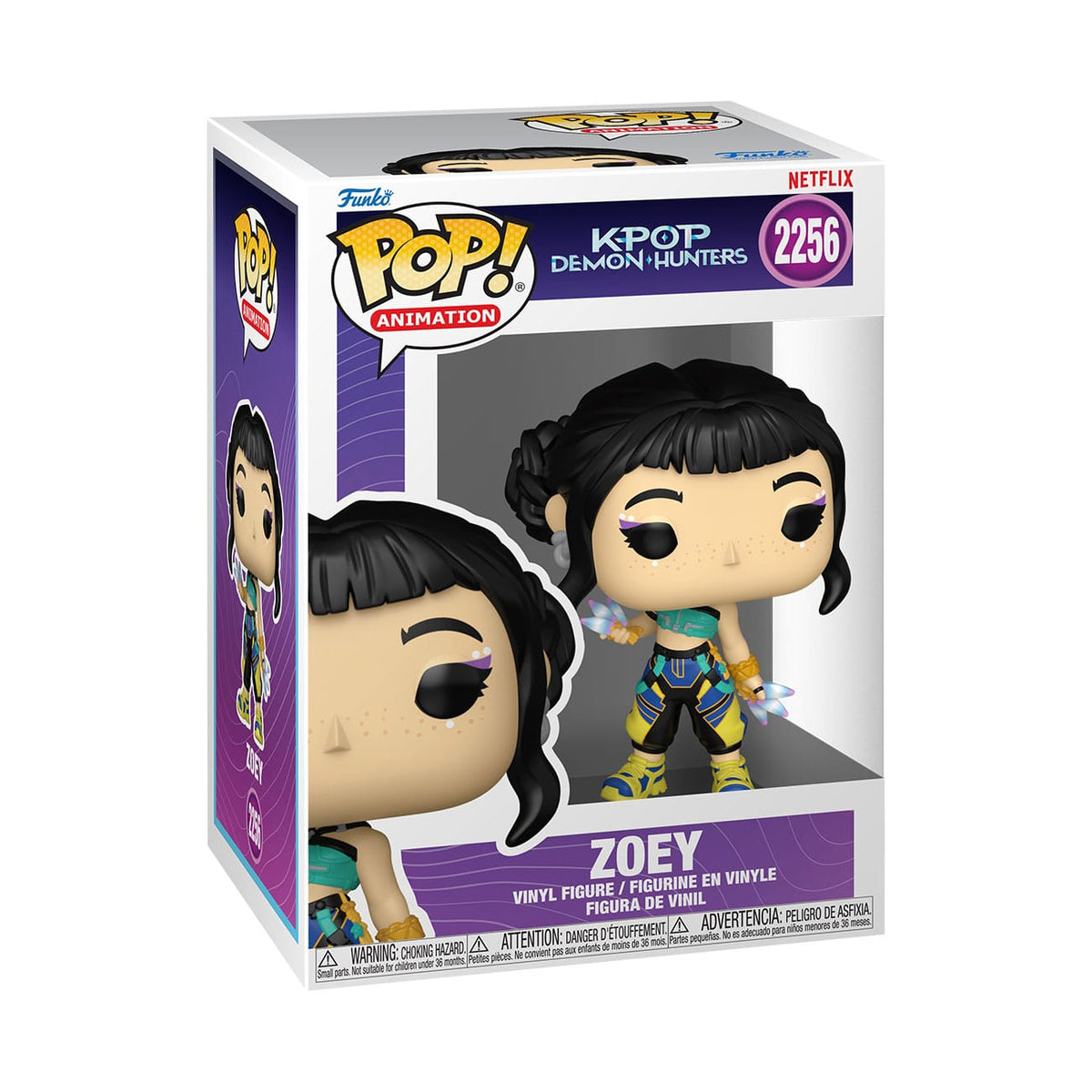 KPop Demon Hunters POP! 2256 Animation Vinyl Figure Zoey 9 cm