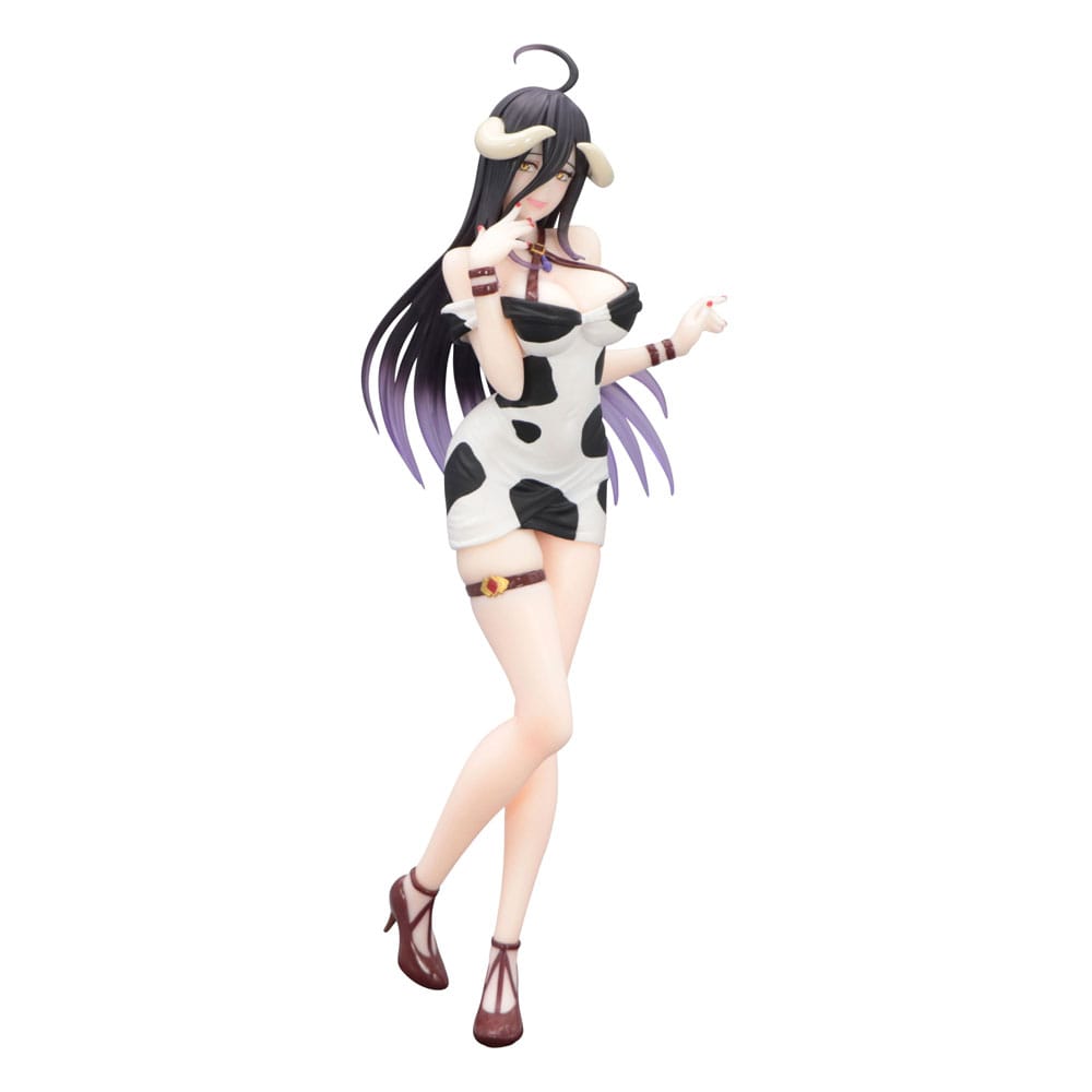 Overlord Trio-Try-iT PVC Statue Albedo Mini Dress Cow Pattern Ver. 21 cm Furyu
