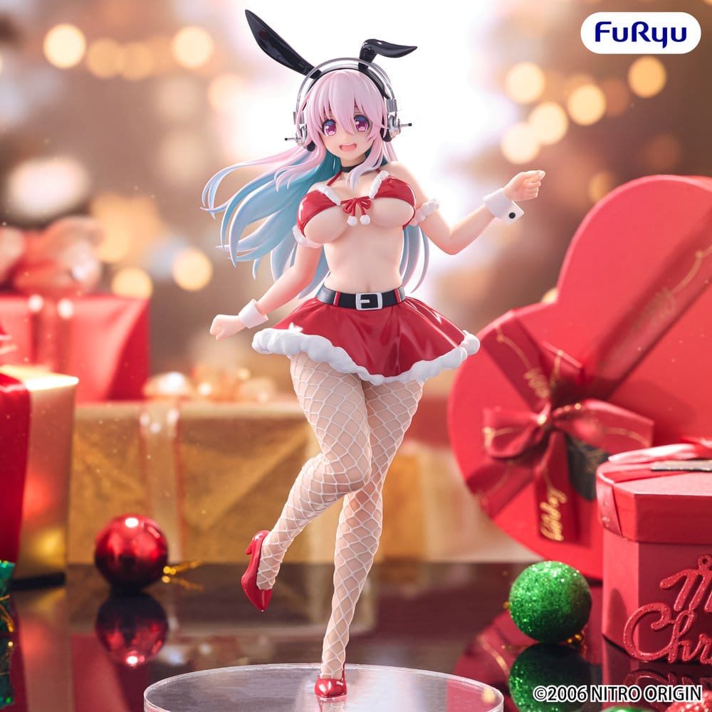 Super Sonico BiCute Bunnies PVC Figure Santa Ver. 30 cm Furyu