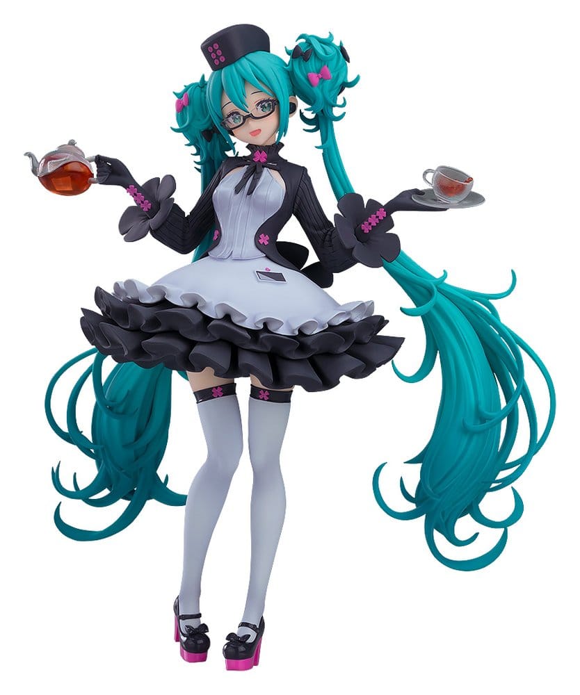 Character Vocal Series 01: Hatsune Miku Pop Up Parade Hatsune Miku: Glasses x Café Ver. 18 cm Good Smile Company