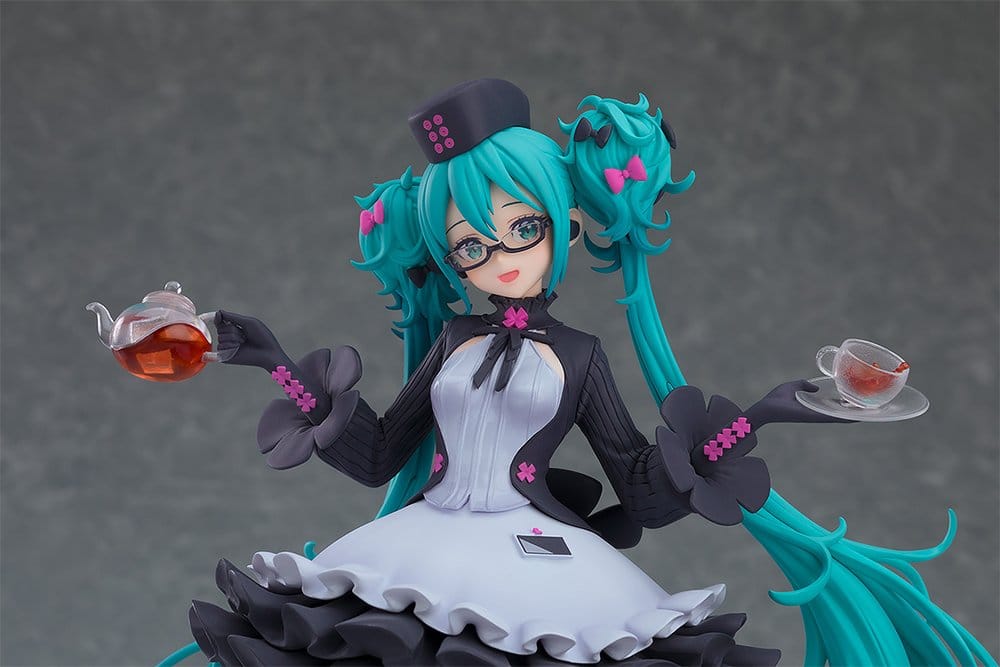 Character Vocal Series 01: Hatsune Miku Pop Up Parade Hatsune Miku: Glasses x Café Ver. 18 cm
