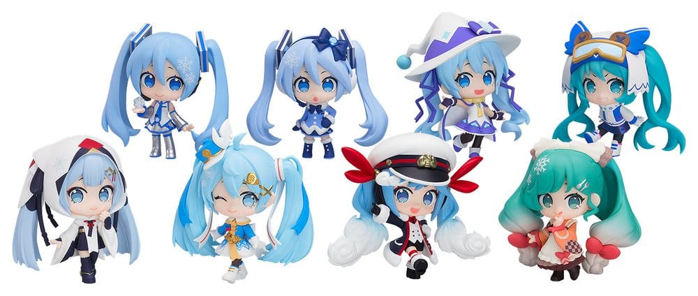 Character Vocal Series 01: Hatsune Miku Mini Figures Snow Miku All Stars Collection Vol. 1 8 cm Blind Box Assortment (8) Good Smile Company