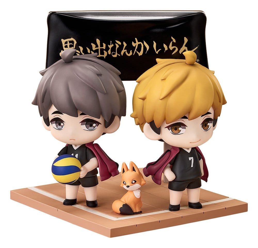 Haikyu!! Qset+ Mini Figures 2-Pack Atsumu Miya & Osamu Miya 8 cm Good Smile Arts Shanghai