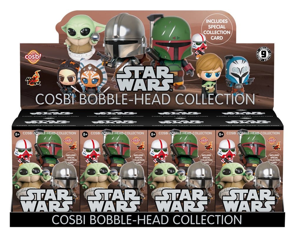 Star Wars Cosbi Mini Figures Series 1 8 cm Blind Box Display (8) Hot Toys